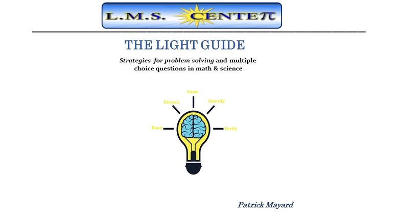 The Light Guide - Guide 1, by Patrick Mayard